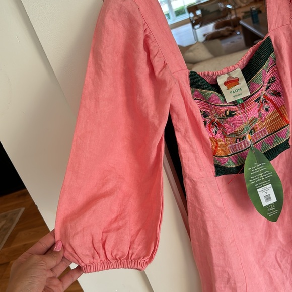 Farm Rio Beaded Mini Dress (runs small!) - Picture 6 of 7
